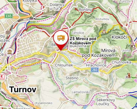 Poloha školy